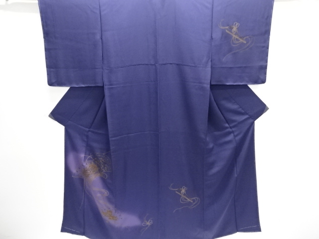 未使用品　檜扇に花模様訪問着